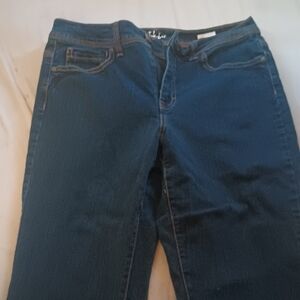 Style & Co. Blue Straight Leg Jeans Medium-Weight Denim